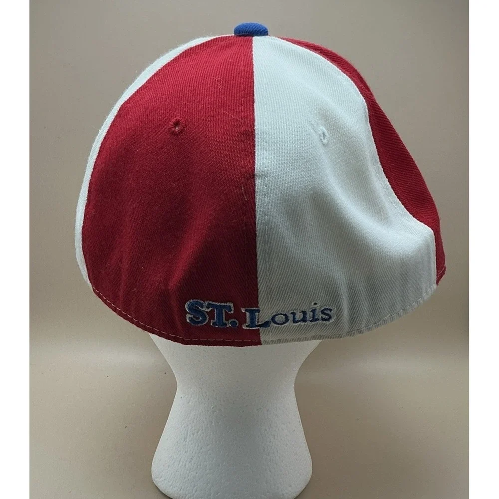 Stall & Dean Red/Blue St. Louis Gunners Baseball Cap Fitted Size 7 1/4 NFL‎
